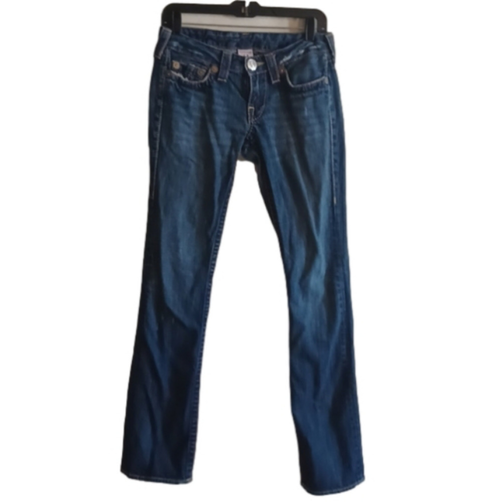 Classic Women's Dark Blue Straight-Leg Jeans